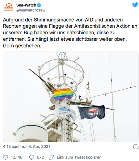 einschiffeineflaggeeinwiderspruch2021